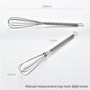 1/2pcs 3-wire Mini Stainless Steel Balloon Balloon Beater Manual Frother Mini Whisk Kitchen Kitchen Whips and Mixer
