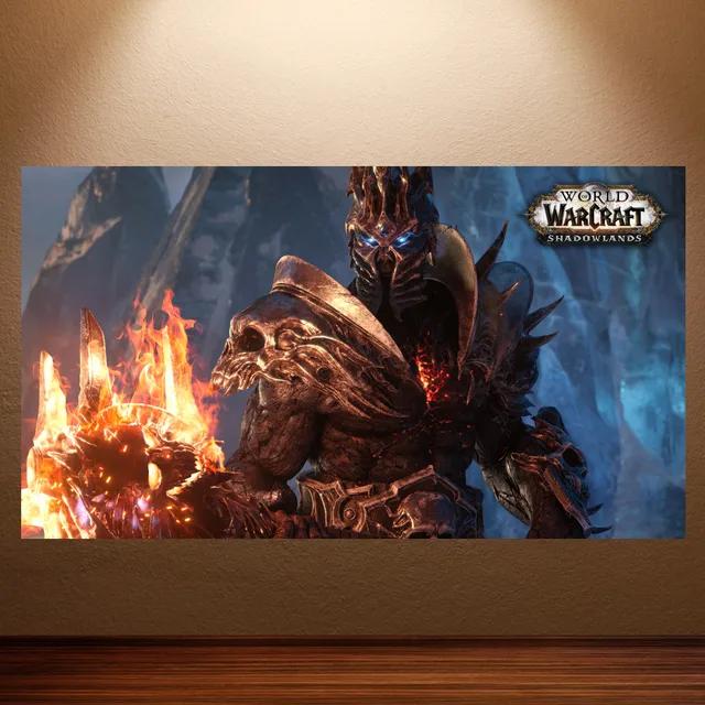 World of Warcraft Retro Canvas Poster Classic Game Wall Art for Game Room Decor Wall Sticker Painting