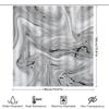 Elegant Gray Marble Texture Shower Curtain Waterproof Anti-Mold Bathroom Curtain Creative Home Decor Elevate Space Easy-Clean