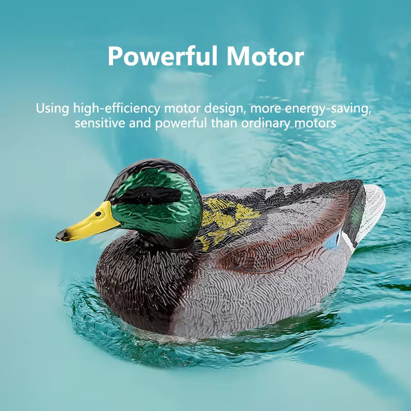 New 2.4G Simulation Duck Remote Control Boat Waterproof Electric Water Animal Summer Outdoor Swimming Pool Children's Toy Gift Creative Speedboat