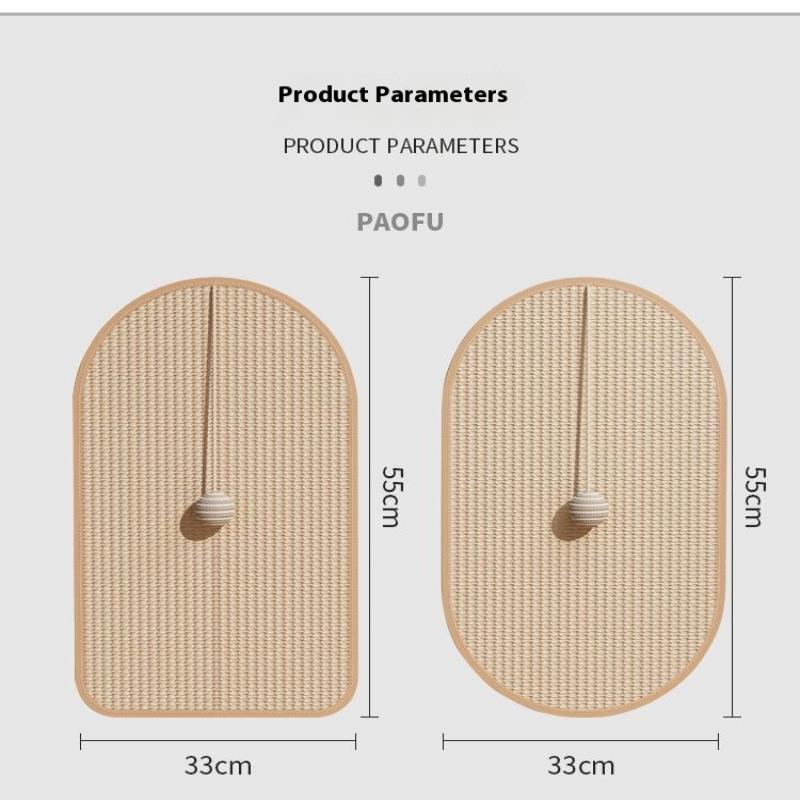Odolné sisalové podložky na škrábání pro kočky, nástěnné podložky pro kočky, podložky na broušení drápků na pohovku, samolepky na zeď s podložkou na škrábání, hračky pro kočky, doplňky pro domácí mazlíčky