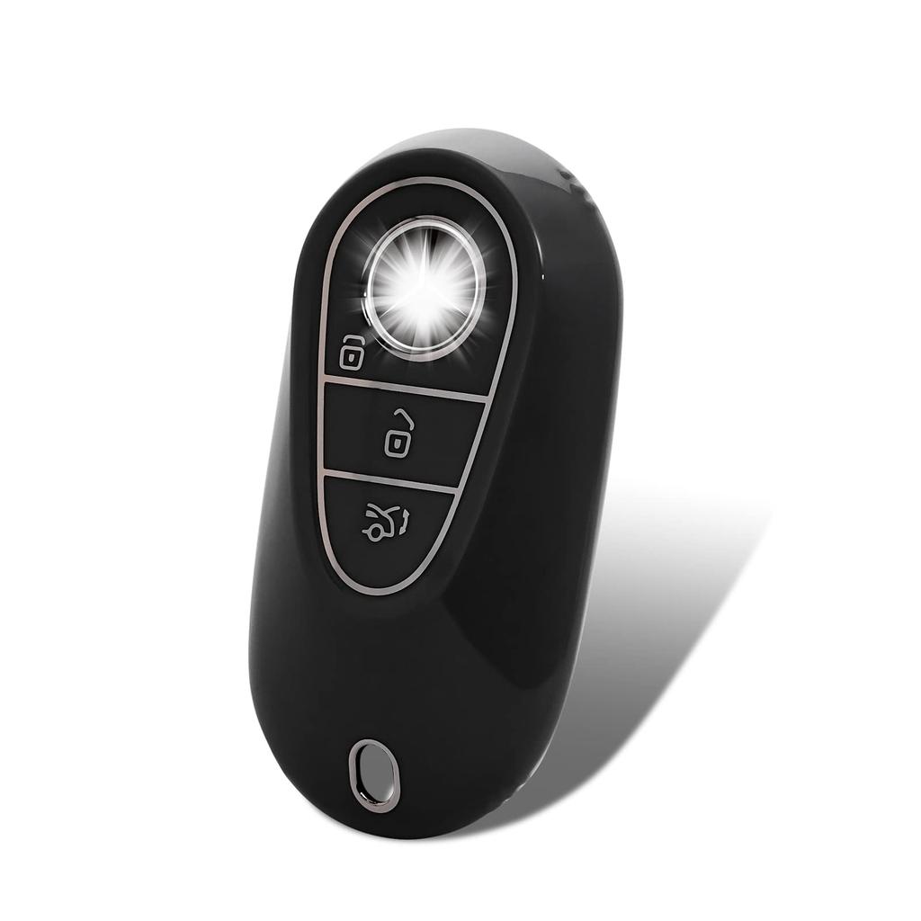 TPU Car Key Case Keychain For Mercedes Benz C /S Class W223 W206 S350L S400L S450L S500L 2022 2023 Eqe Suv Protector Accessories