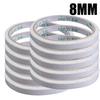 10-1Rolls Double Sided Tape Ultra-thin White Strong Sticky Tapes Stickers Super Adhesive Tape Strips for Home Office Supplies