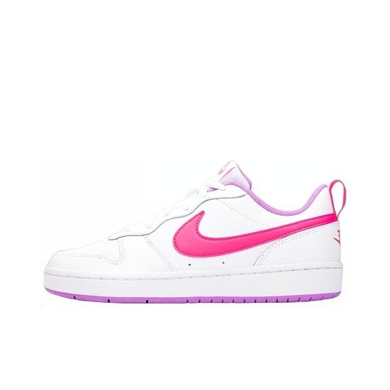 

Nike Court Borough Low 2 GS White Hyper Pink BQ5448-111 EU 38.5 білий/рожевий