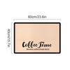 Leeseph Coffee Mat Waterproof Silicone Dish Drying Mat Quick Dry Coffee Mat, Coffee Bar Accessories Fit Under Coffee Pot