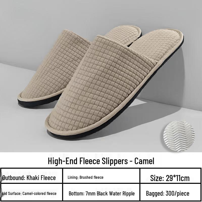 Disposable Linen & Fleece Hotel Slippers