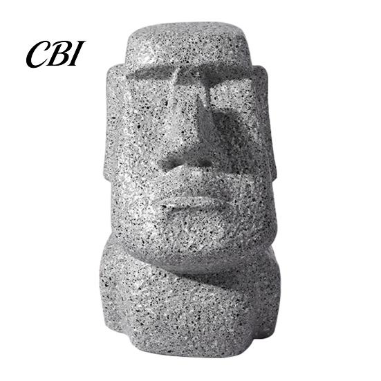 Studio Front Desk Display Moai Eyeglass Holder, Abstract Easter Island Stone Stand, Fun Glasses Artistic Accessory Creative Stands, Modern Decorative