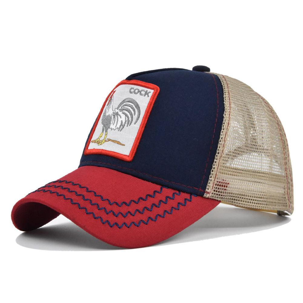 Duck Tongue Cap Cartoon Animal Rooster Cotton Embroidered Net Cap Baseball Cap