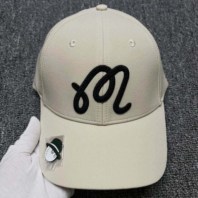 YZ Household Golf Hoed & Emmer Bal Marker Mode Baseballpetten Zonnehoed Klassieke Stijl Petten beige