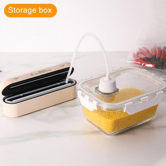Automatic Vacuum Sealer Machine 60kPa Strong Suction 3 Modes Adjustable Easy to Use Cordless Rechargeable Food Sealer