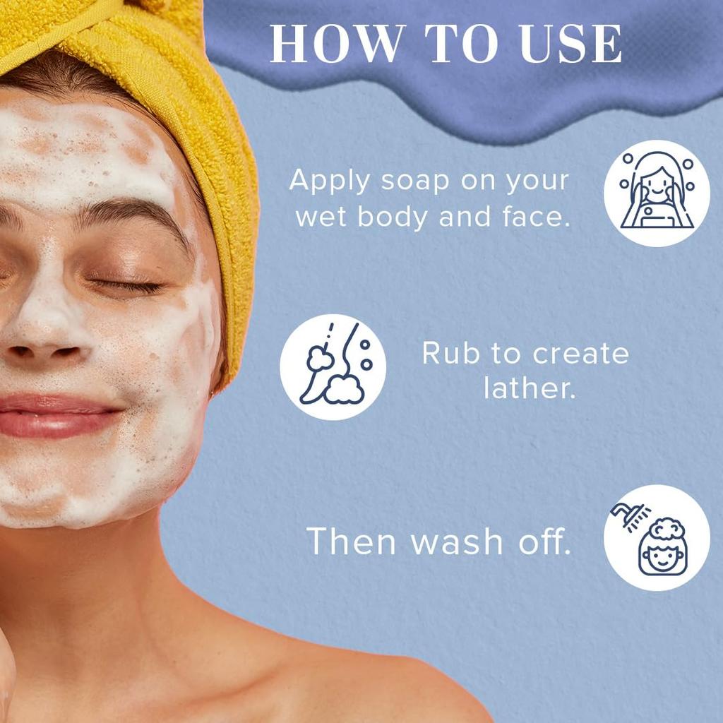 KHADI NATURAL Gemischtes Seifen-Geschenkset 6er-Pack x 125 g pro Stück Natürliche Handgemachte Seifen für Alle Hauttypen