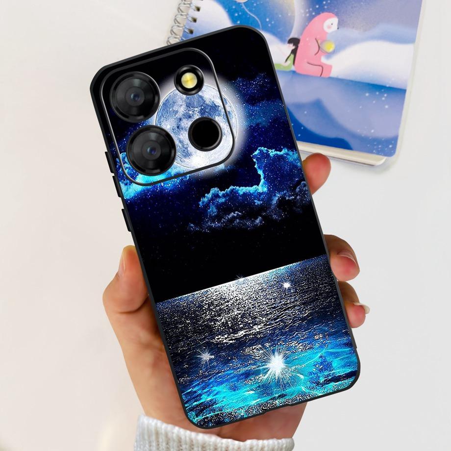 For Itel A60 A70 A27 A48 Phone Case Back Cover Matte Slim Soft TPU Silicone Bumper Child Fashion Cartoon Pattern Fundas ITELA60s