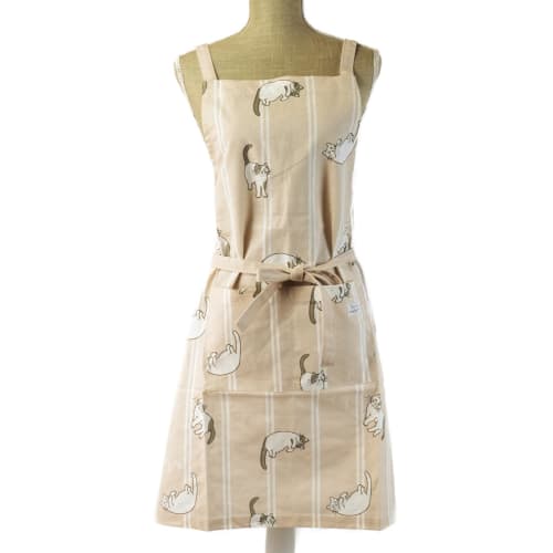 Prince Collection Tartine Indian Apron Brown [38378] Naomi Tosaki TARTINE Cat