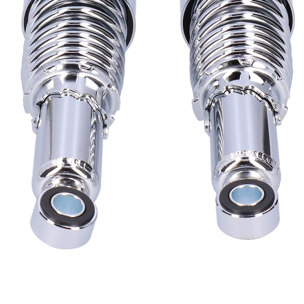 Pair of 10.5in Motorcycle Shocks Absorber Damper Fit for XL883 XL883R 200R 200L(Black Chromeplate )