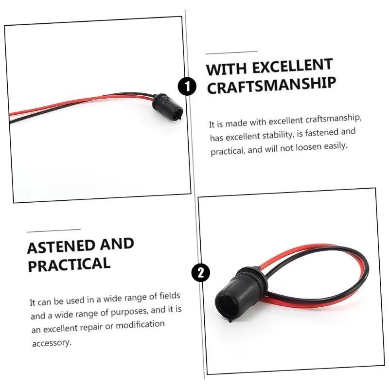 T10 W5W Car Wedge Light Bulb Socket Connector Holder Extension LED Lamp Bulb Base Holder Socket Wedge Base Light Bulb Plug