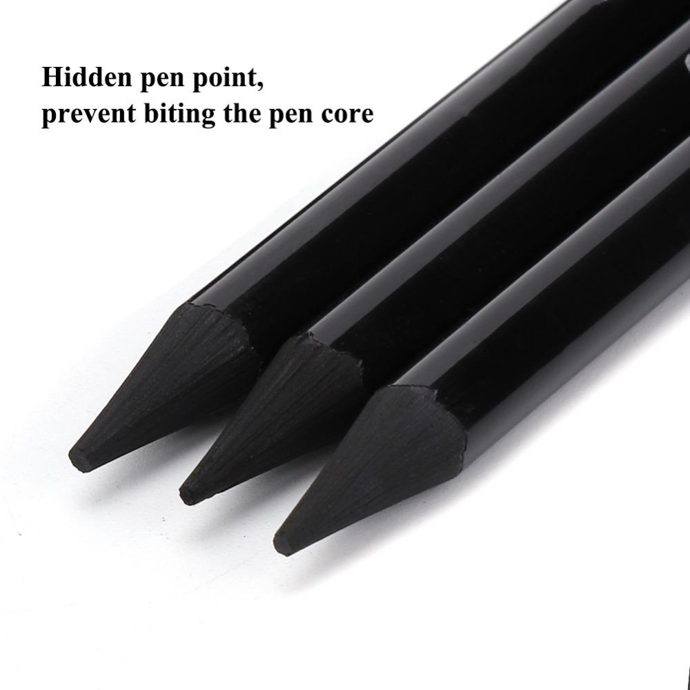 3 matite a carboncino senza legno, dure, medie e morbide, per disegno e schizzi, ideali per artisti.