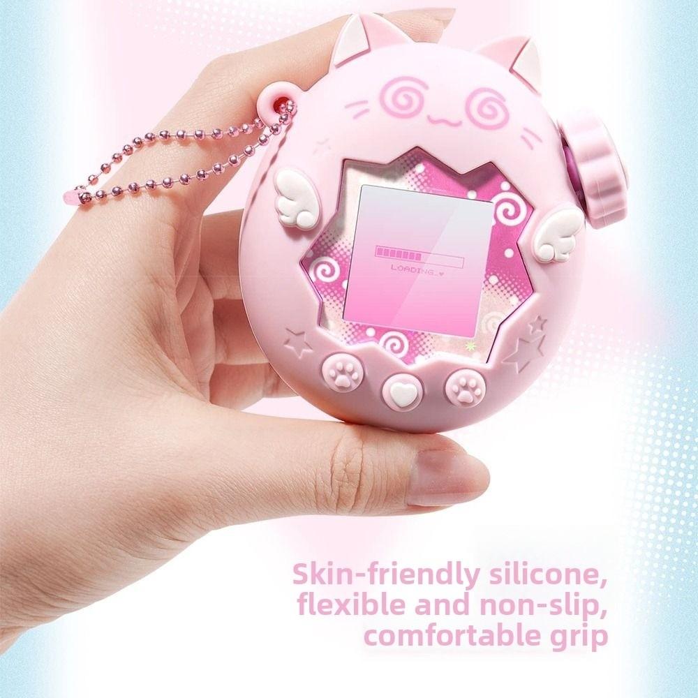With a Knob Cover Protective Shell for Tamagotchi Paradise Electronic Pets Game Toys