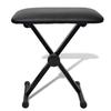 VidaXL Tabouret pliable et réglable de piano