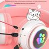 RGB Luminous Cat Ear & Paw Wireless Bluetooth Gaming Headset