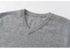 Men's 100% Cashmere V-neck Short Sleeve Pullover Sweater