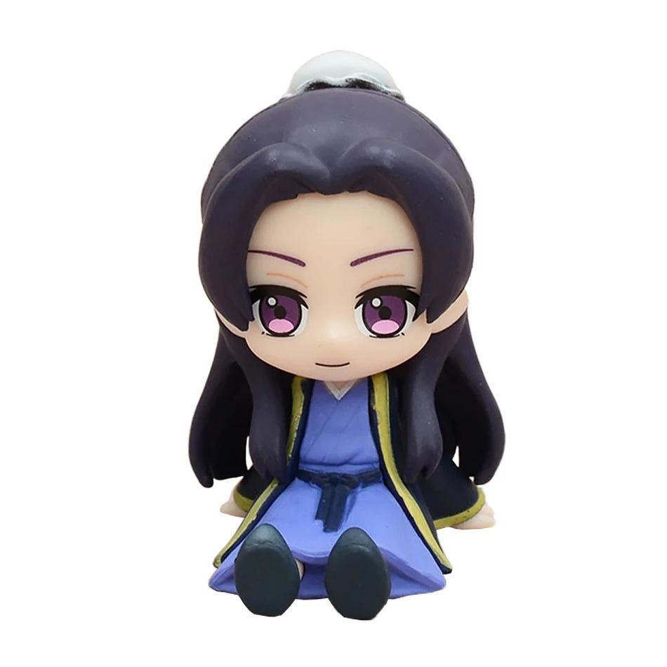 New 6Cm The Apothecary Diaries Maomao Jinshi Mini Figure Anime Periphery Kawaii Sitting Toys Desktop Car Ornaments Model Gifts