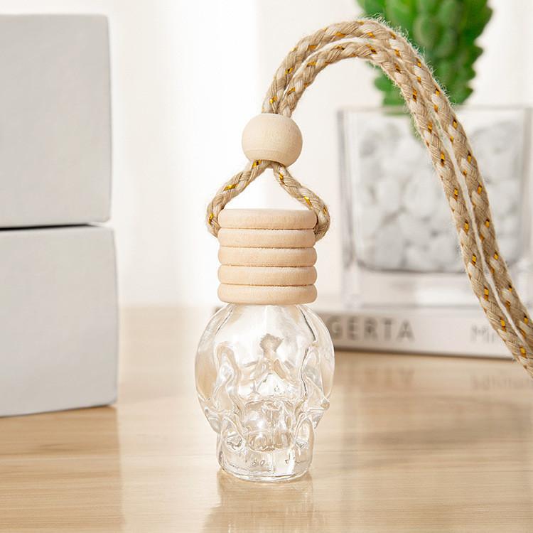 8ml Glass Perfume Bottle With Chinese Traditional Style Car Decoration Pendant
