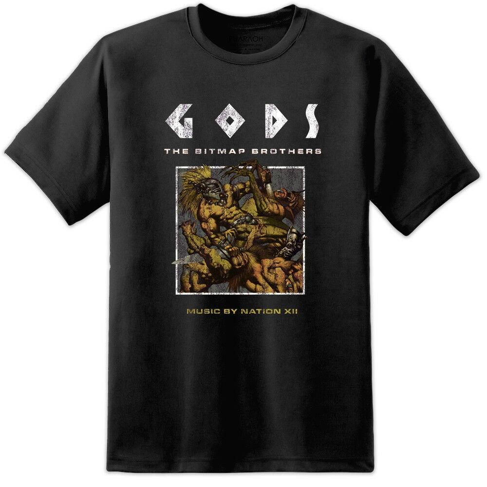 

Футболка унисекс Lic Bitmap Brothers Gods Game Cover в стиле ретро Atari Amiga Xbox