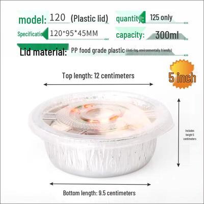 St.Belle Disposable Aluminum Foil Containers with Lids