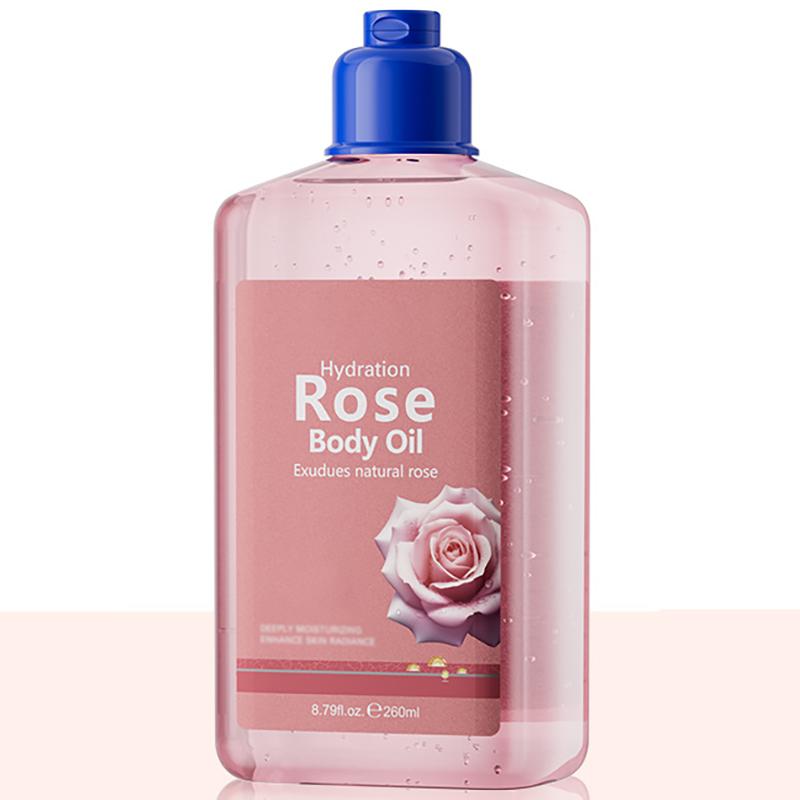 Hydrating Body Oil Collection – Deep Moisture for Dry Skin, Natural Extracts & Fast Absorption ROSE
