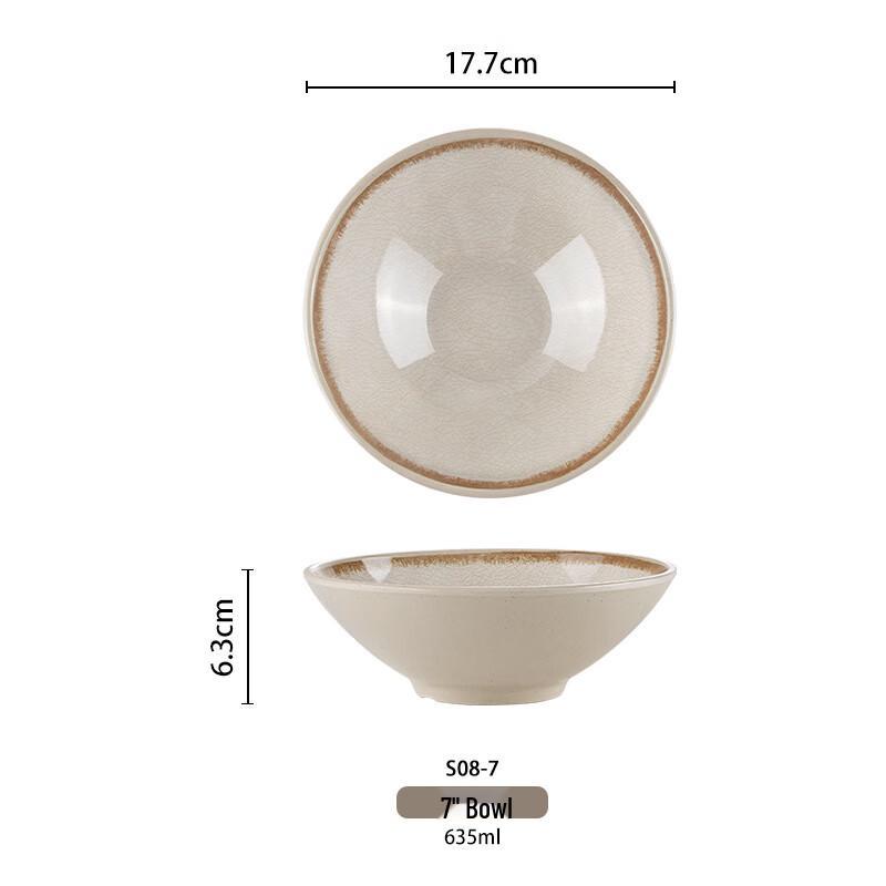 Yuzhuxun Commercial Anti-Fall Melamine Noodle Bowls