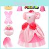 Entzückendes Prinzessin Peach Kleid Kostüm für Kinder Perfekt für Halloween und Rollenspiele