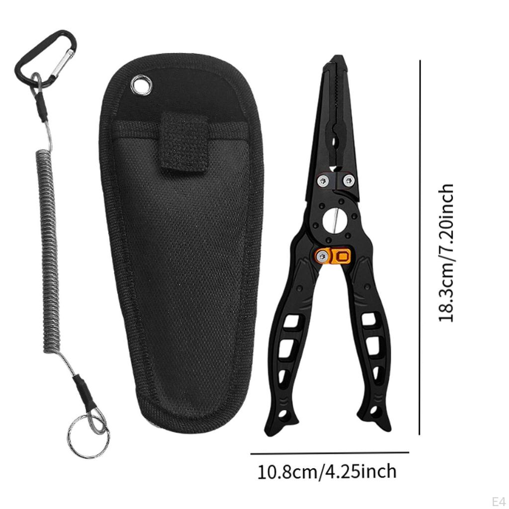 Fishing Pliers Tool Cutter Accessories Comfortable Gripping Long Nose