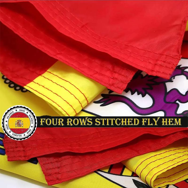 Spain National Polyester Flags Outdoor Decor Christmas Decorations For Home Flag Banner Party Backdrops Wall Art Family Gifts