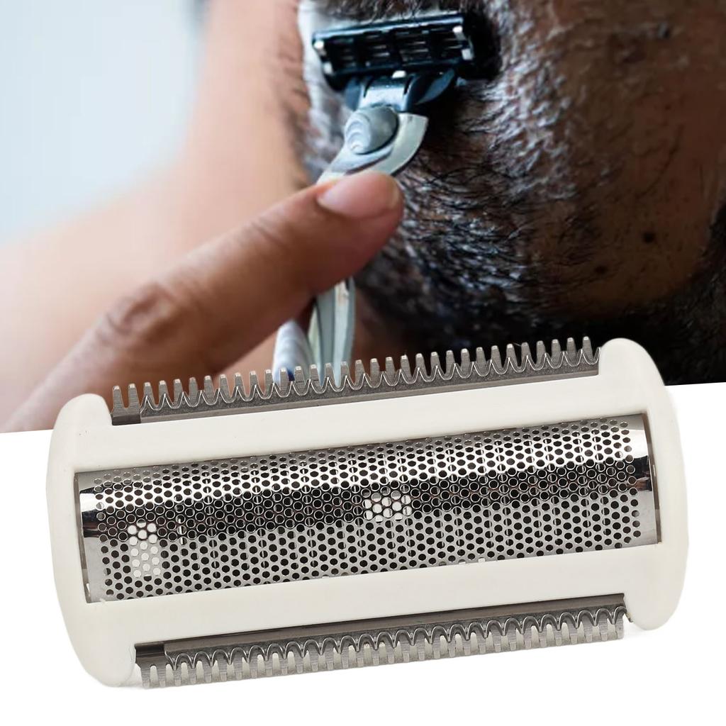 Head Foil Replacement Ergonomic Sturdy Dual Use Electric Trimmer Replacement Foil Head For BRL140 BRL130 White