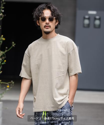 IMPROMES Casual SIDEWAYSTANCE Pigment Short Sleeve T-Shirt, Men's, Green