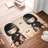 Japanese Sakura Flowers Cherry Blossoms Doormat Mat Anti-Slip  Bath Kitchen Bedroom Rug Carpet 40*60cm