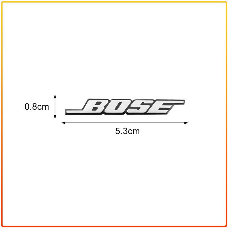 Universelles BOSE Audio Logo Aufkleber Ersatz für alte zerkratzte Auto Lautsprechergitter Stereo Dekor Teile