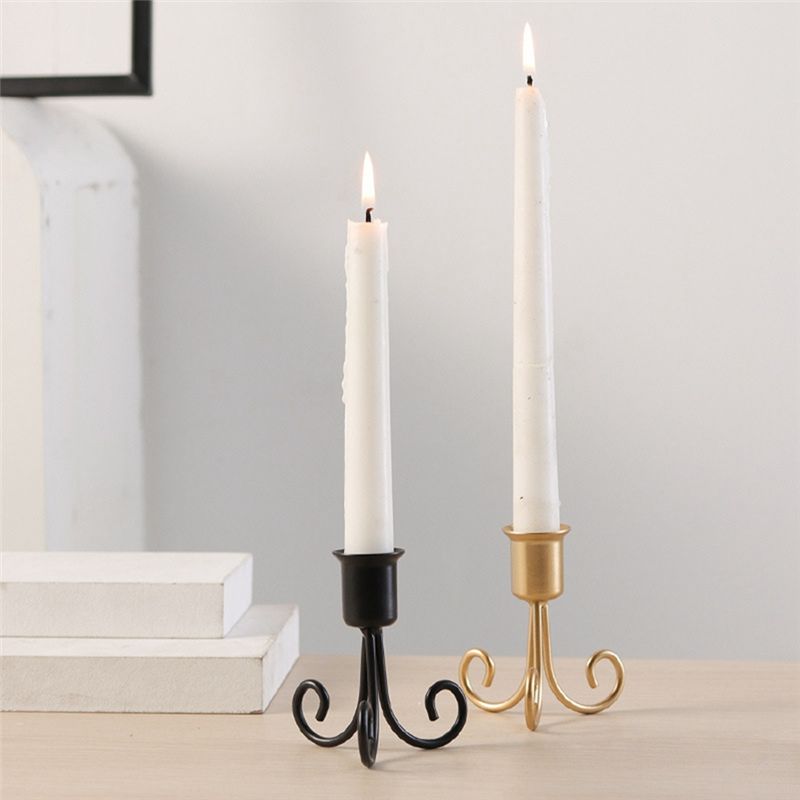M-Modern-Classic Taper Candle Holder, Candle Stand, Iron Candle Stand, Candlestick Holder For Party Wedding Valentine's Day