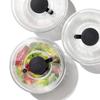 [.co.jp Exclusive] OXO Salad Spinner, Vegetable Drainer, Straight Type, Serves 2-3, Suitable for Single Use, 20.5 X 20.5 X 12cm (Dishwasher Safe, Bask