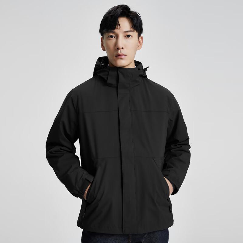 Unisex 3-in-1 Detachable Outdoor Windbreaker Jacket