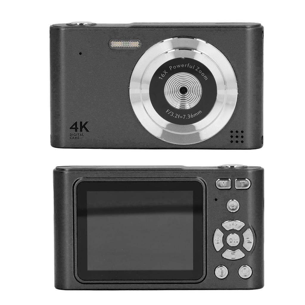48MP Digital Camera 2.5K HD Dual Camera 16x Zoom Auto Focus Smart Pocket Digital Camera Vlogging Camera for Home Travel
