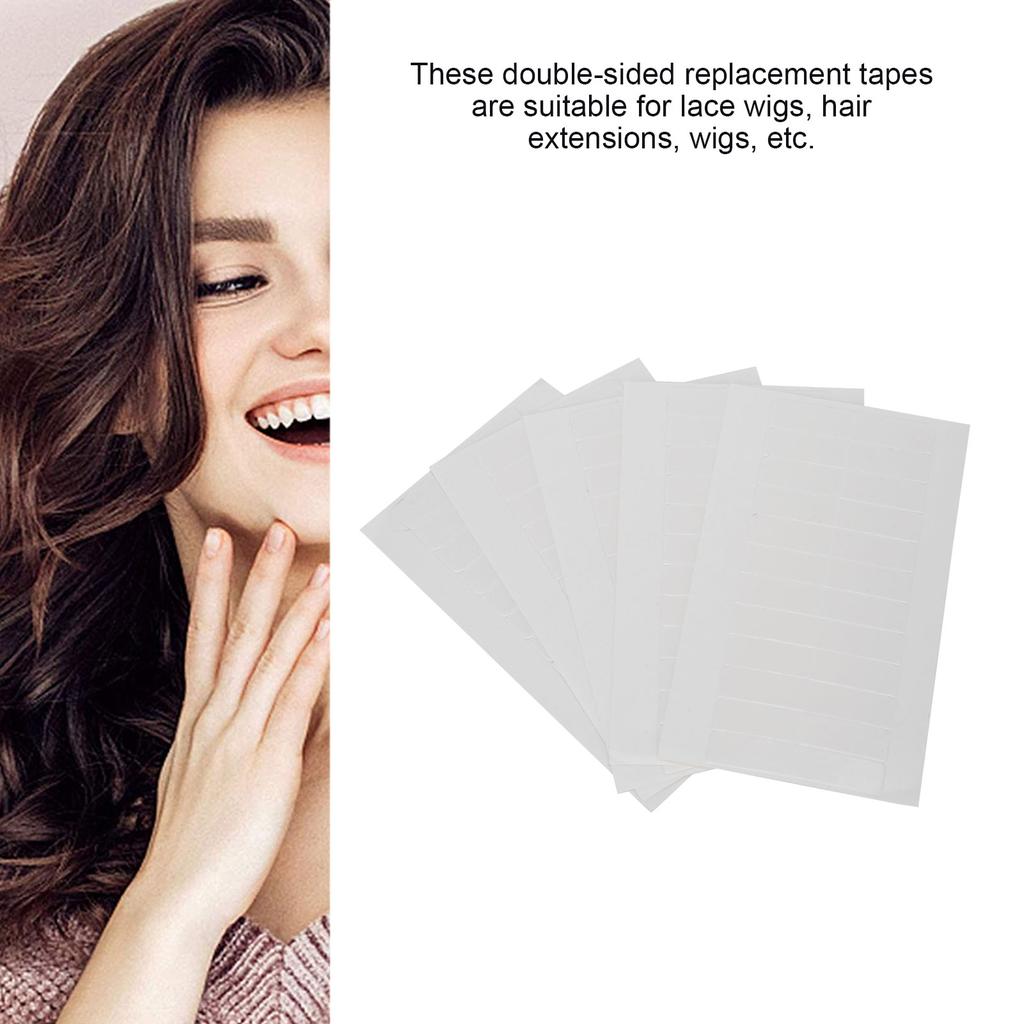 Bandă Adezivă Față-Verso pentru Extensii de Păr, Accesoriu de Înlocuire pentru Perucă, Salon de Coafură