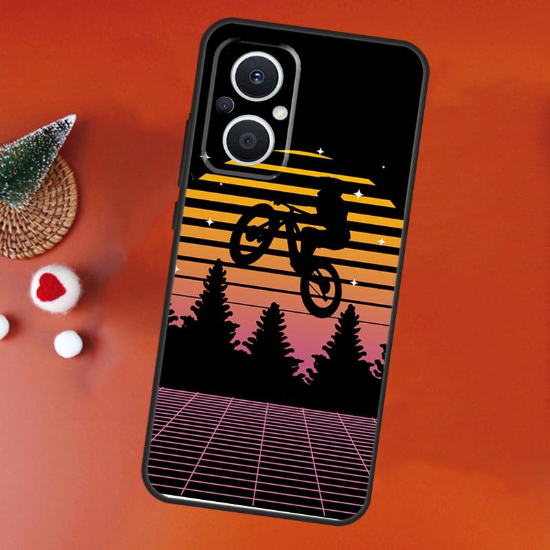 MTB Mountain Bike Cycling Bicycle Case For OPPO Find X9 X8 X5 Pro OPPO Reno 11F 12F 13F 14F 7 8 Lite 10 11 12 13 14 Pro Cover