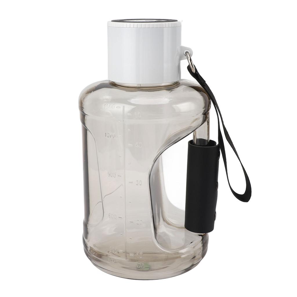 Wasserflasche mit Wasserstoffanreicherung 1,5 l Fassungsvermögen 1200 mAh Akku Sport-Wasserflasche für Fitnessstudio, Schule, Reisen