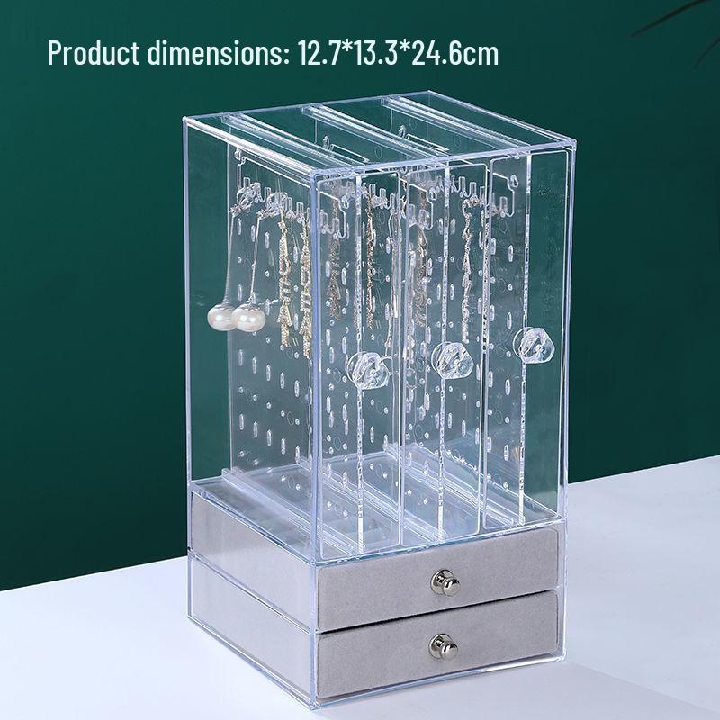 In Stock: Transparent Earring & Hair Accessory Storage Display Box
