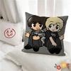 1pc Classic Movie Zero Day Fanart Pillow Case Fashion Square Pillowcase Bedroom Sofa Room Ins Decoration Leisure