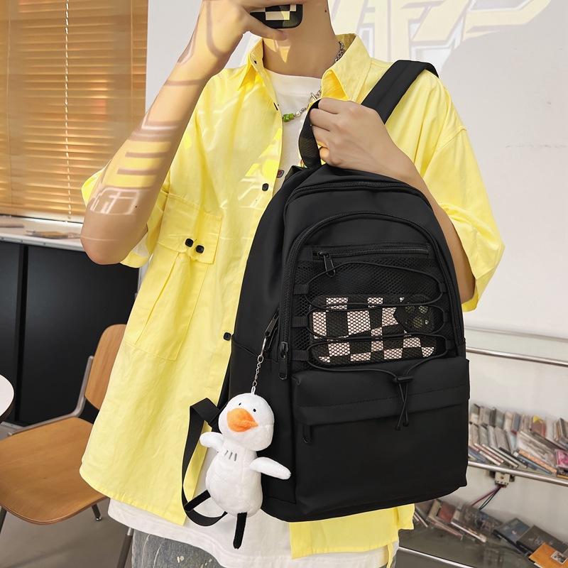 Junior High School Student Schoolbag Female Appearance Student Ins New Backpack Korean Version Mori Versatile University Couple Backpack