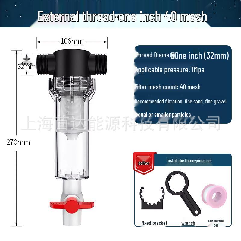 Aquarium Auto-Reinigungs-Fischabfallfilter mit selbstentleerendem Sand-Vorfilter
