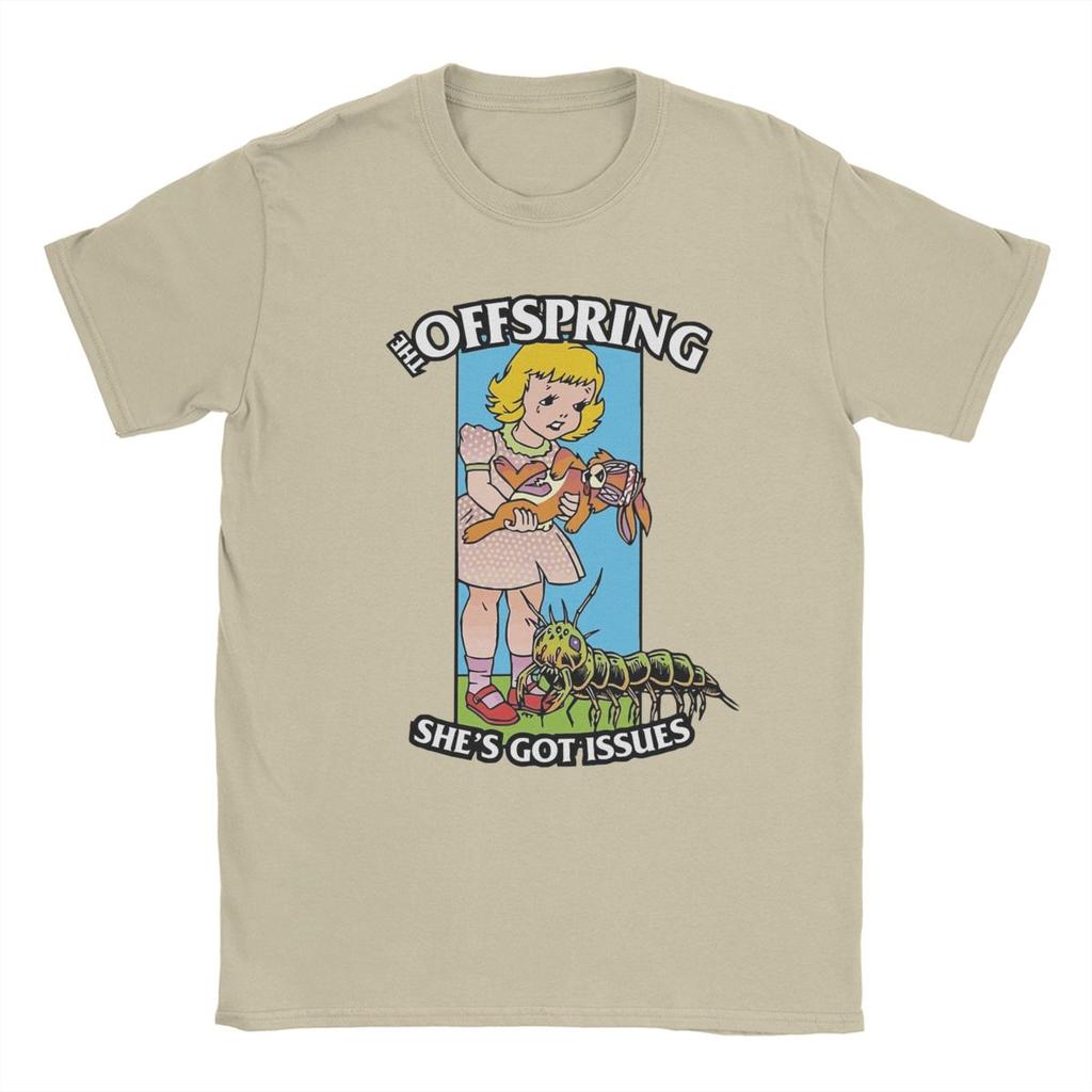 Men Offspring T Shirt Pure Cotton Clothes Amazing Short Sleeve Crewneck Tee Shirt Summer T-Shirts