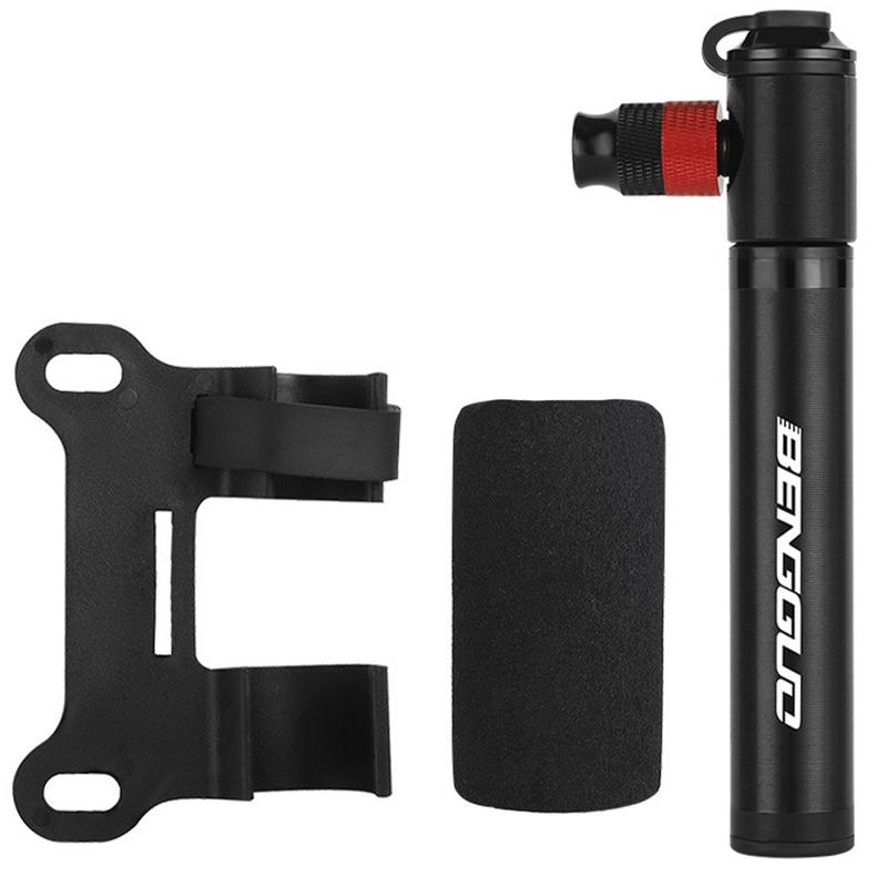 110PSI Mini Bike Pump Aluminum Alloy Bicycle Tire Pump Fits and Schrader Bicycle Hand Pump MTB Road Bicycle CO2 Air Pump